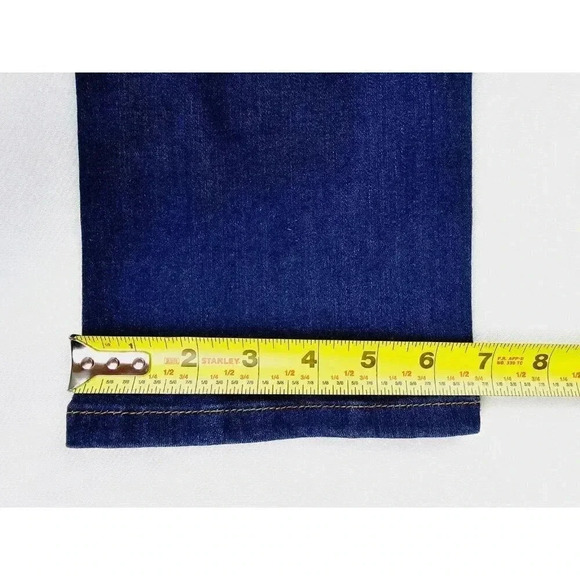 Frame Size 24X30 Women's Le Super High Straight Blue Denim 5 Pocket Jeans NWT - Picture 4 of 16